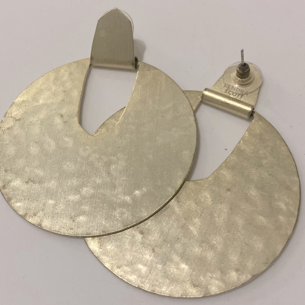 Kendra Scott Diane Statement Earrings in Gold